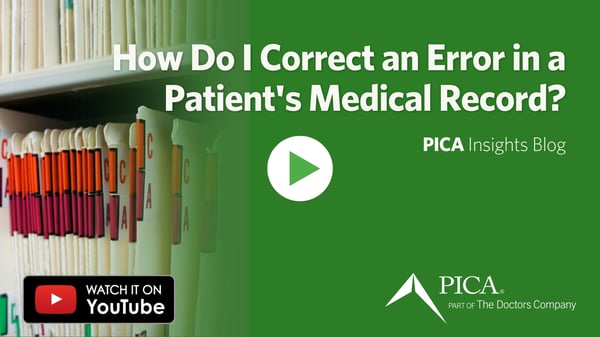 Video Thumbnail - How Do I Correct an Error in a Patients Medical Record?